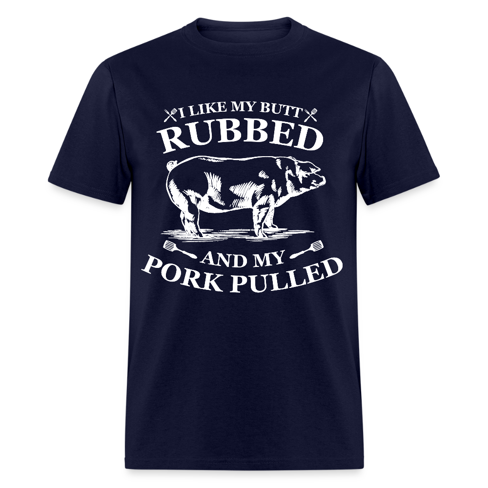 Butt Rubbed T-Shirt Colors - navy