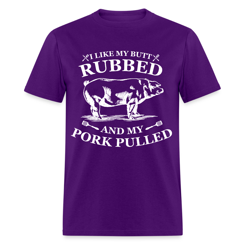 Butt Rubbed T-Shirt Colors - purple