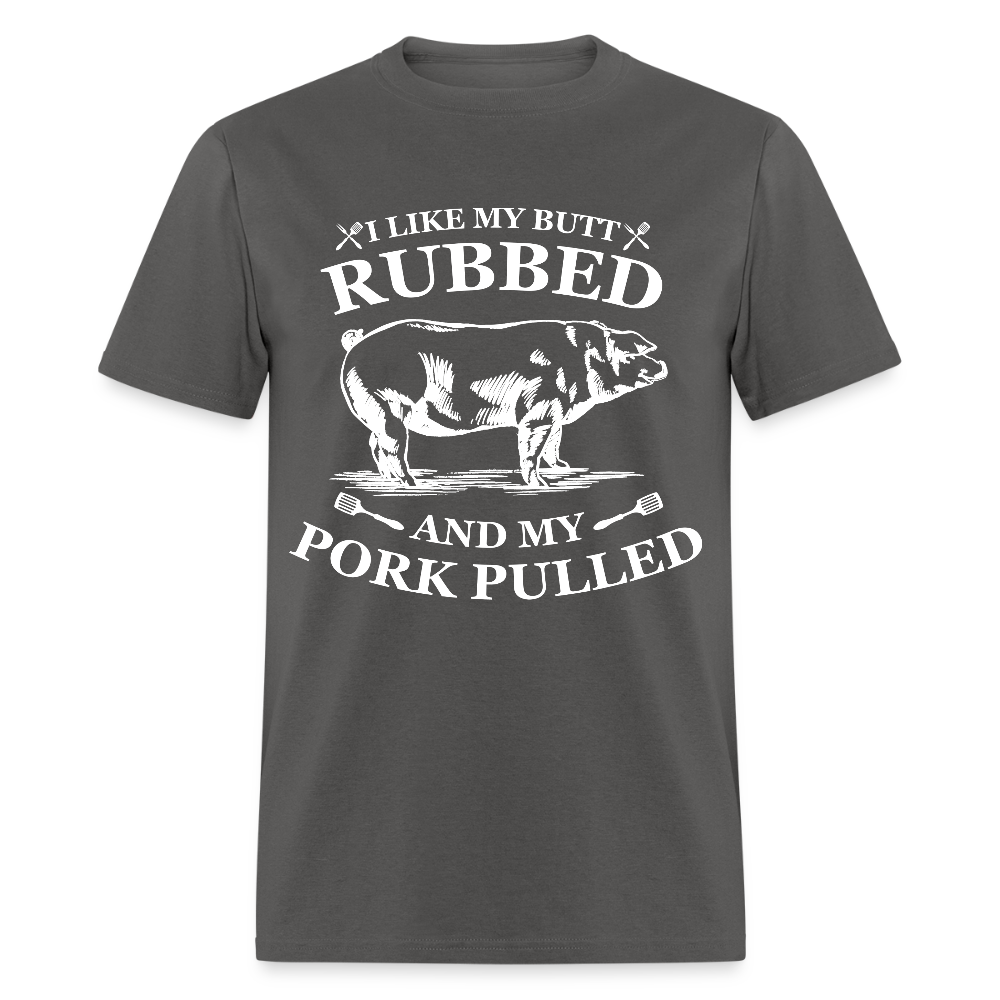 Butt Rubbed T-Shirt Colors - charcoal