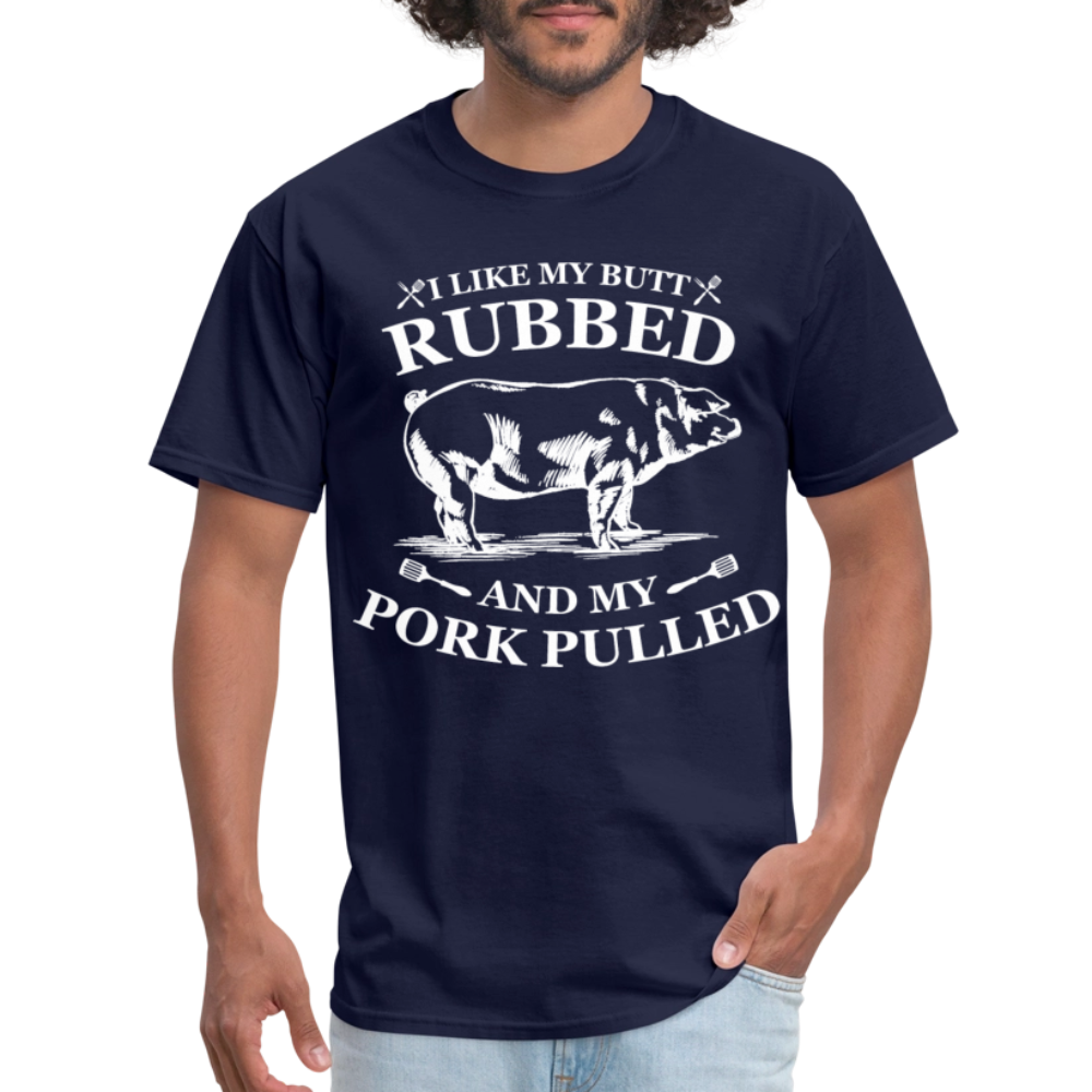 Butt Rubbed T-Shirt Colors - navy