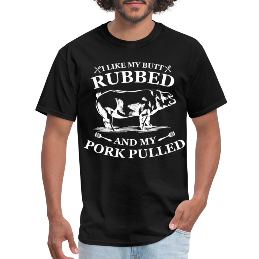 Butt Rubbed T-Shirt Colors - black