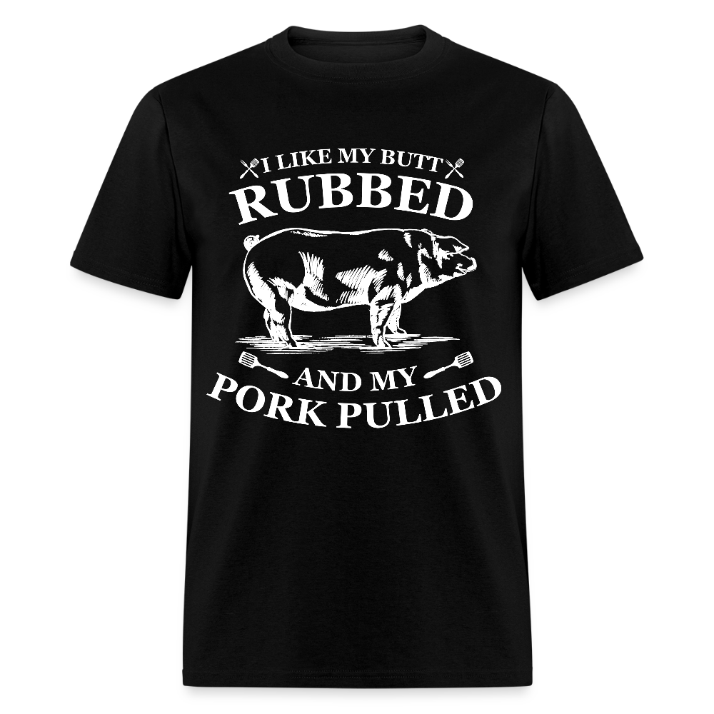 Butt Rubbed T-Shirt Colors - black