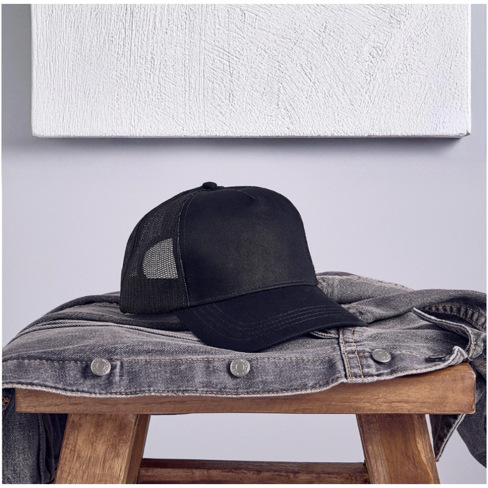 I like my Butt Rubbed - Eco Trucker Cap - black/black