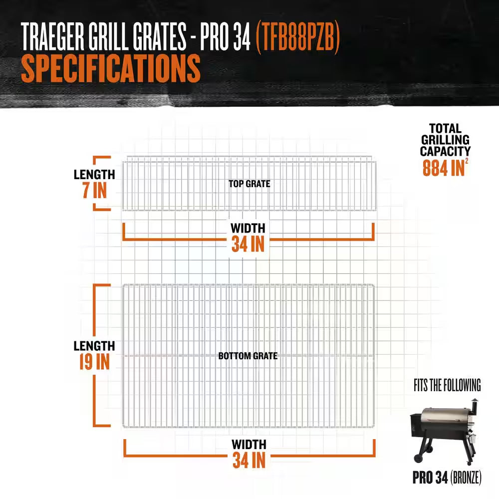 Pro Series 34 Pellet Grill in Bronze