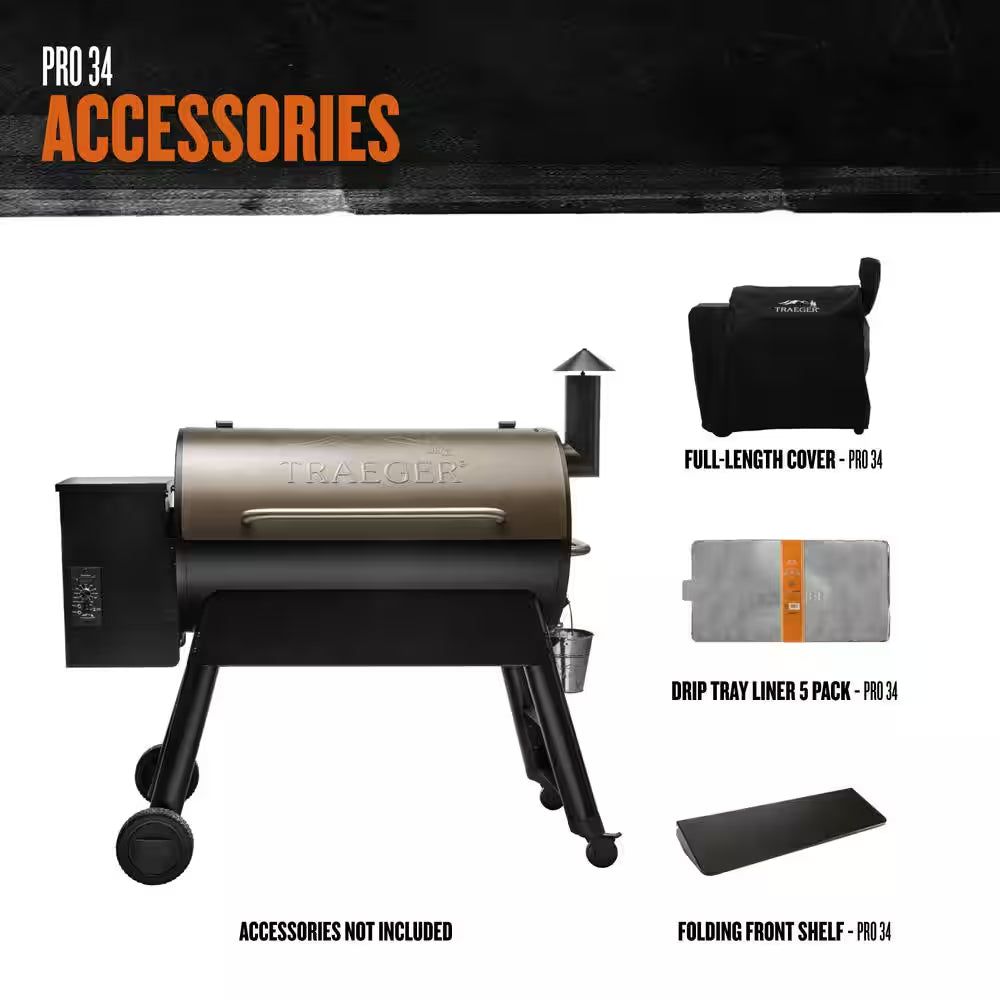Pro Series 34 Pellet Grill in Bronze