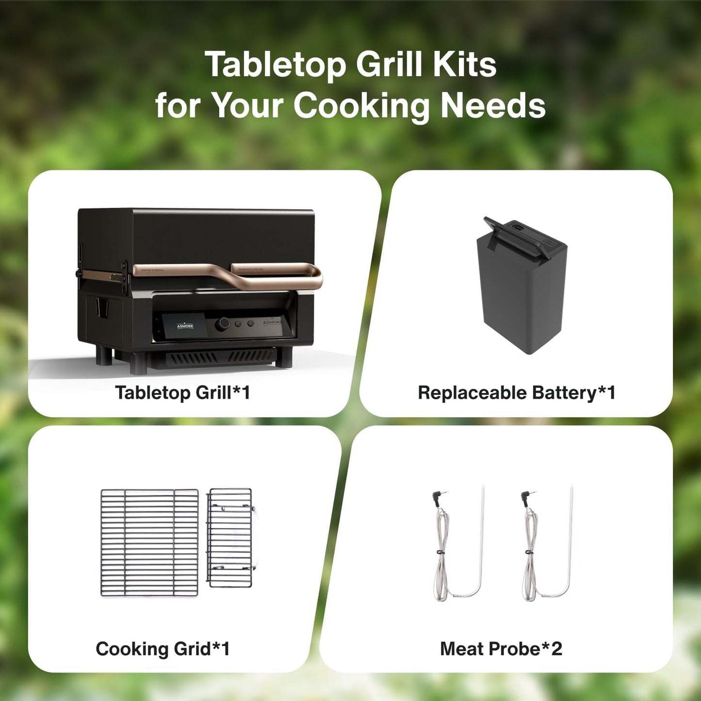 Guga's Essential V2 – Smart Portable Wood Pellet Grill & Smoker with Wi-Fi Control, 8-in-1 Versatility, and Effortless Cleanup for Perfect Family BBQs