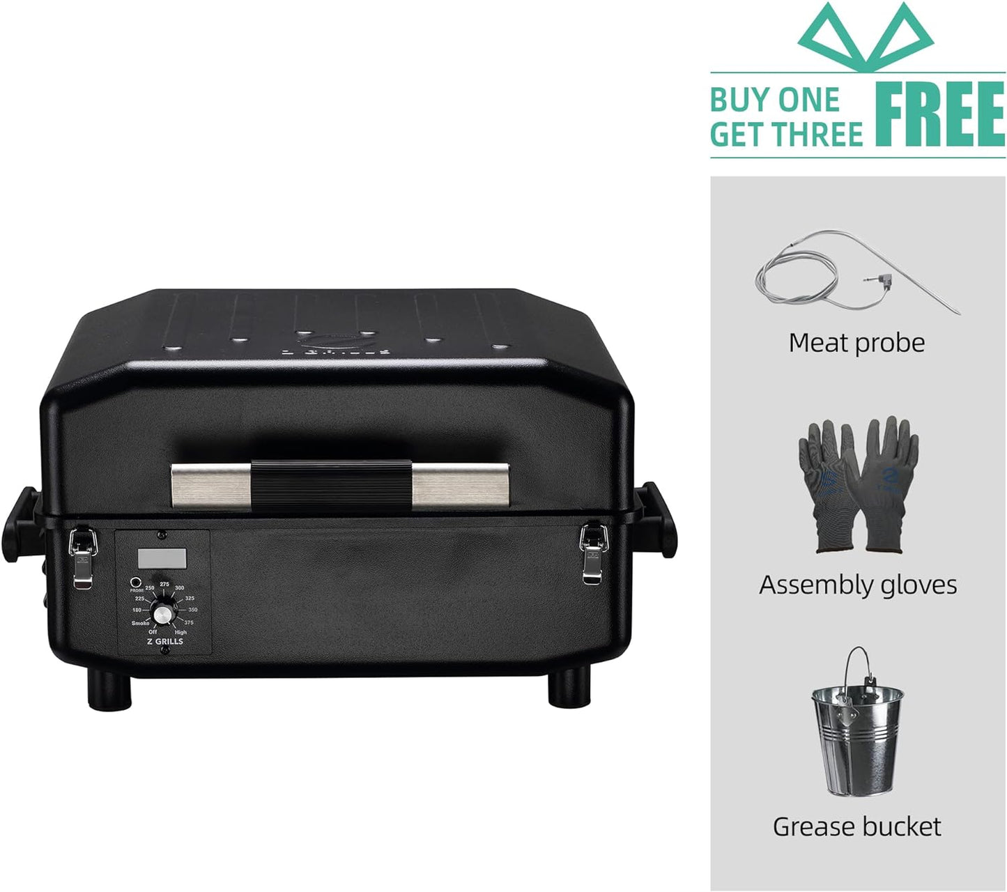 Portable Pellet Smoker, Small Mini Grill for BBQ, Camping, Tailgating, RV, CRUISER 200Apro