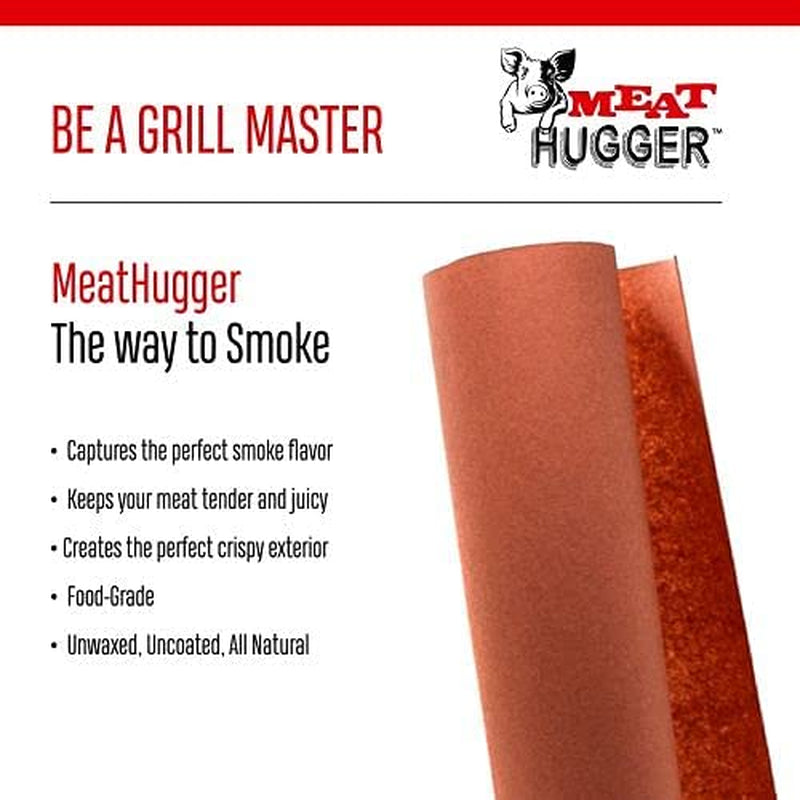 Pink Butcher BBQ Paper Roll (18 Inch by 150 Feet) - Food Grade Peach Wrapping Paper for Smoking Beef Brisket Meat Texas Style, All Natural and Unbleached...