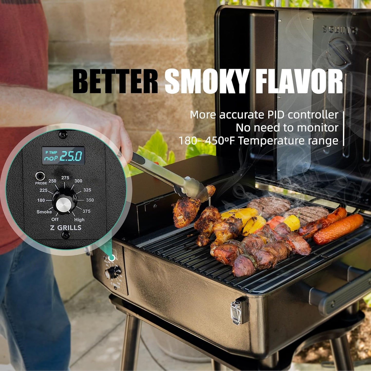 Portable Pellet Smoker, Small Mini Grill for BBQ, Camping, Tailgating, RV, CRUISER 200Apro