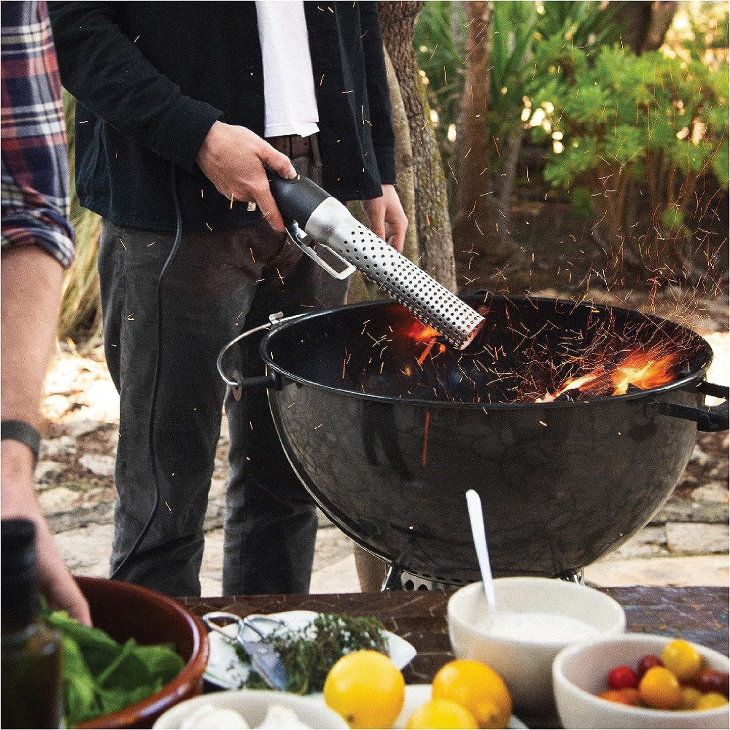 Looft Lighter 1 | All-Electric Charcoal Starter | Super Heated Air Reaches 1200°F in 60 Sec | Lights All Fuels: Briquettes, Fireplace Logs, and More