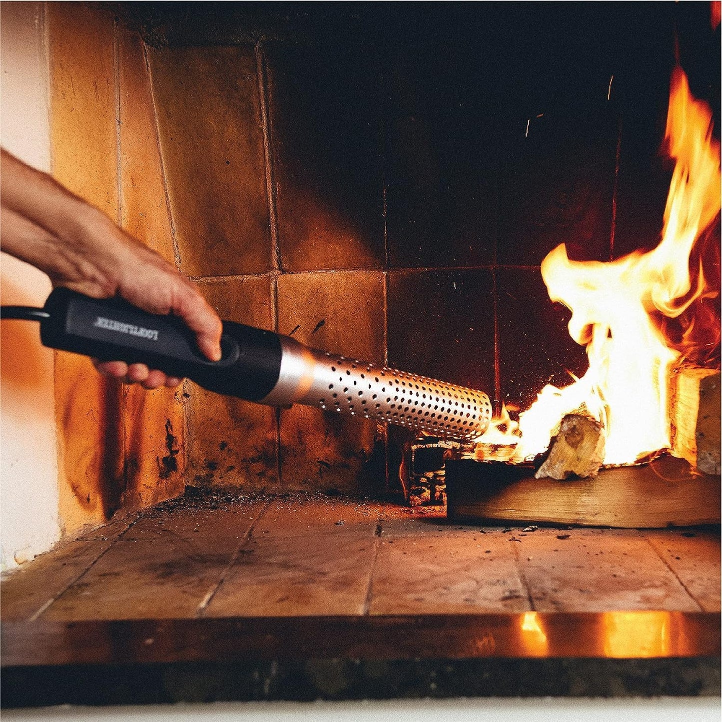 Looft Lighter 1 | All-Electric Charcoal Starter | Super Heated Air Reaches 1200°F in 60 Sec | Lights All Fuels: Briquettes, Fireplace Logs, and More