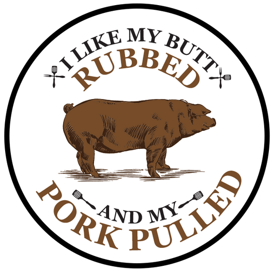 Butt Rubbed Sticker Match