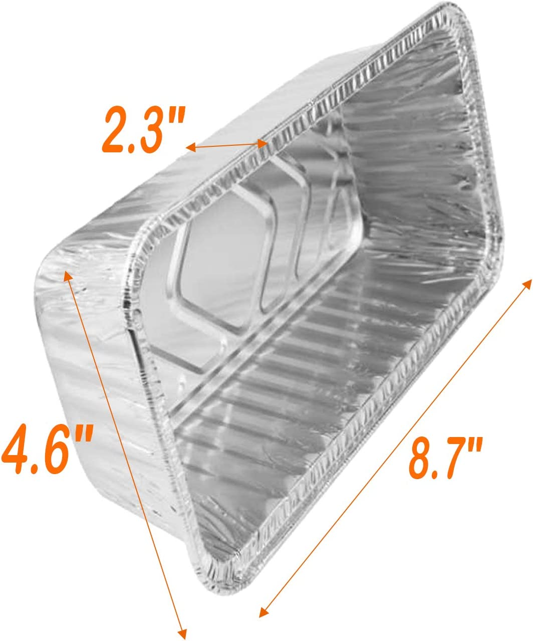 15 Pack Aluminum BBQ Drip Pans Grill Grease Trays Foil Pan Compatible Traeger Timberline Pellet Grills BAC404