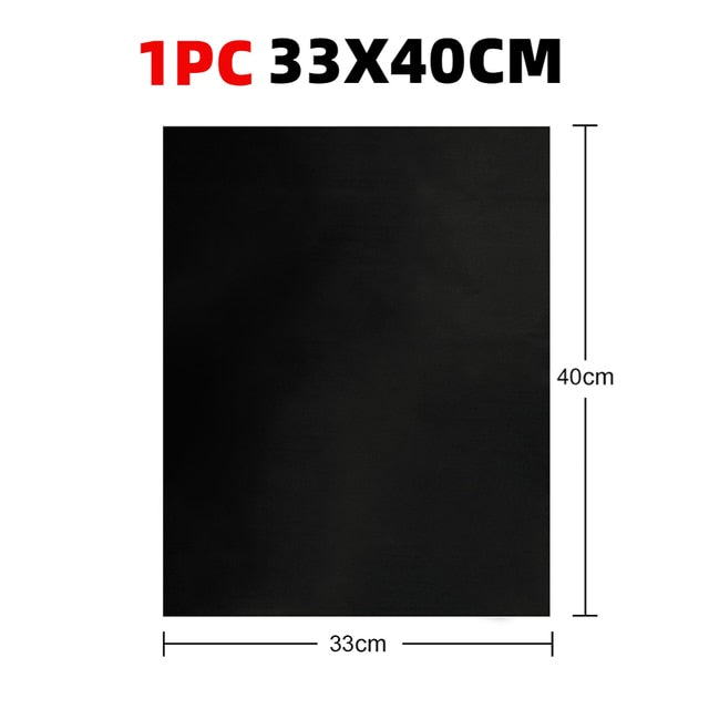 Reusable Non-Stick BBQ Accessories Grill Mat Barbecue Outdoor Baking Pad Outdoor Picnic Cooking Barbecue Oven Tool Hot Selling