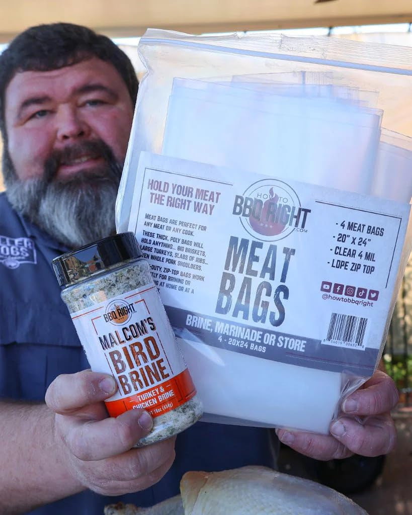 Malcom'S Bird Brine and Meat Bag Bundle | Thanksgiving Turkey Essentials Bundle for the Perfect Brined Bird | Chicken, Turkey, Duck, and All Other Poultry