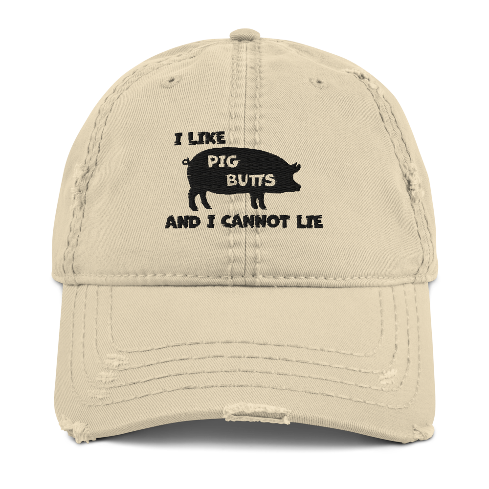 I Love Pig Butts Dad Hat