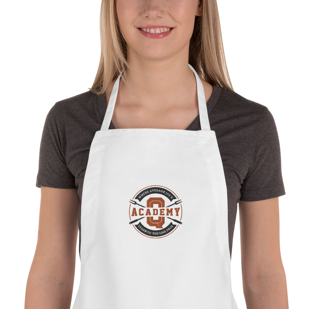 Academy of Q Embroidered Apron