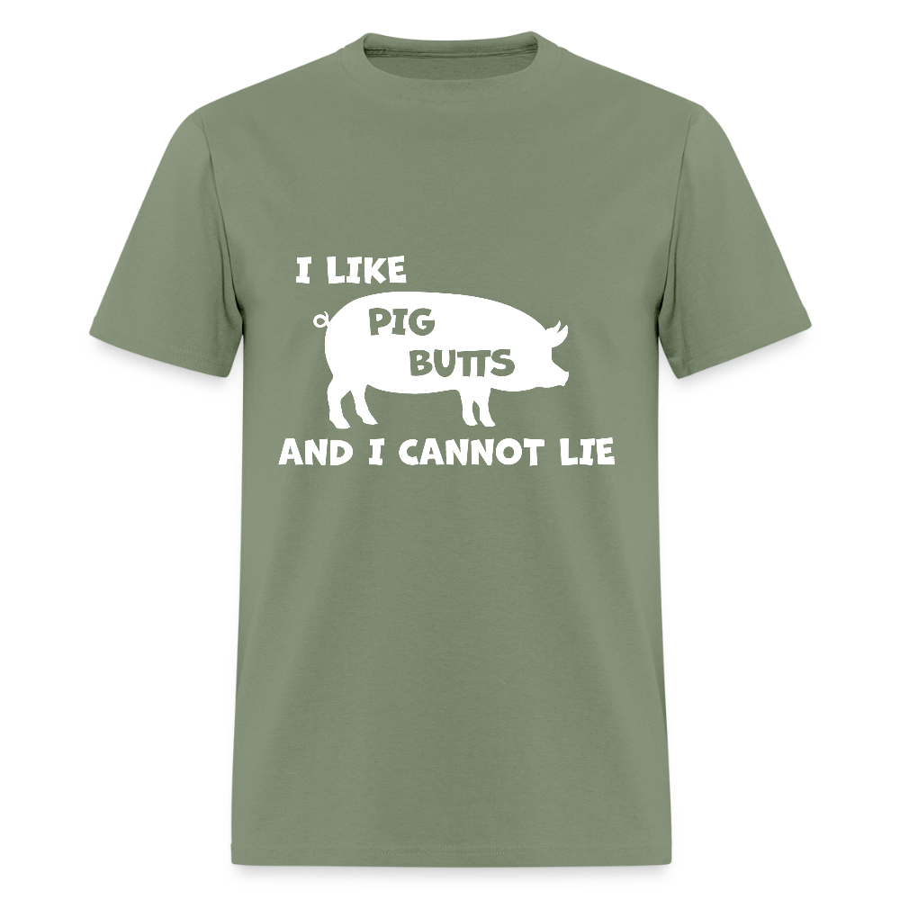 I Like Pig Butts - Unisex Classic T-Shirt - military green