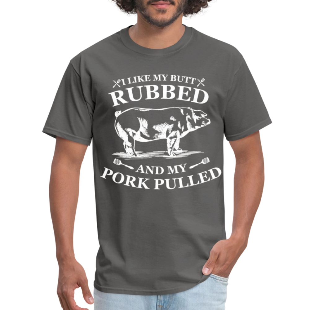 Butt Rubbed T-Shirt Colors - charcoal