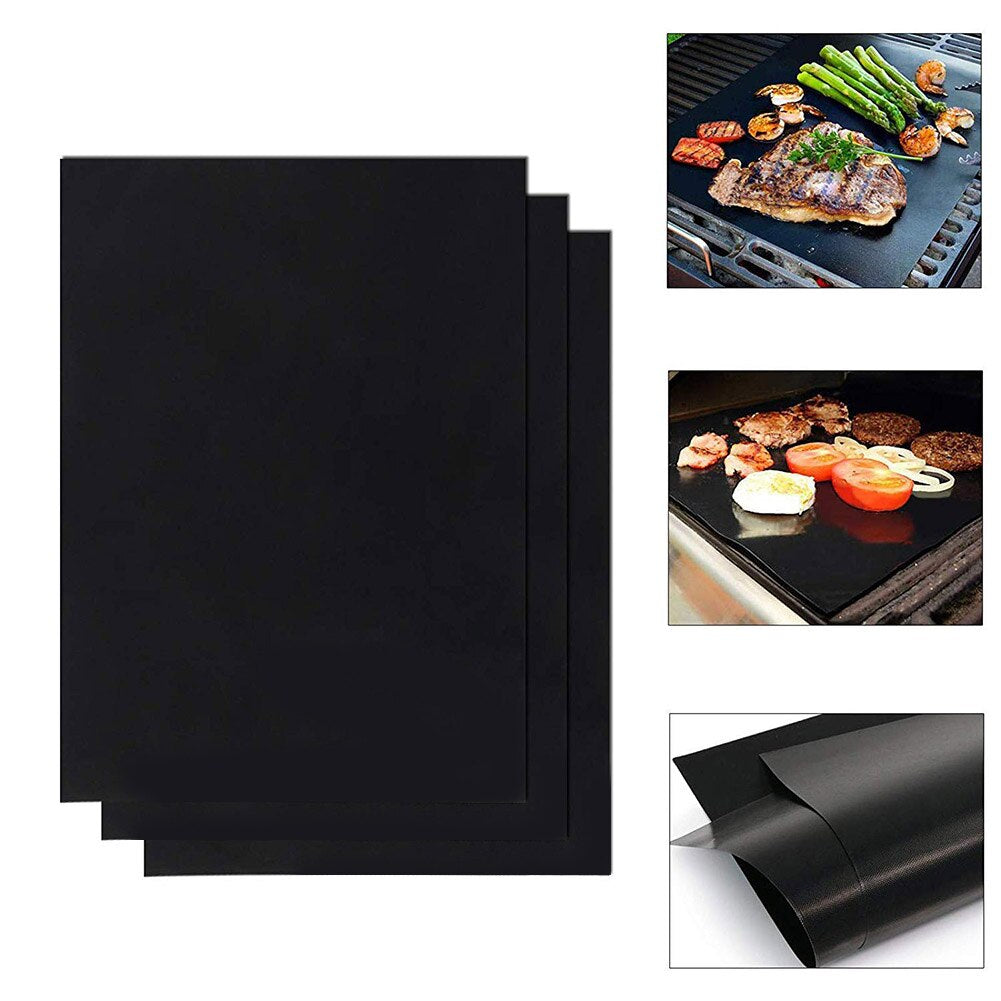 Non-Stick BBQ Grill Pad Barbecue Baking Pad Reusable Cooking Plate for Party Grill Mat Tools