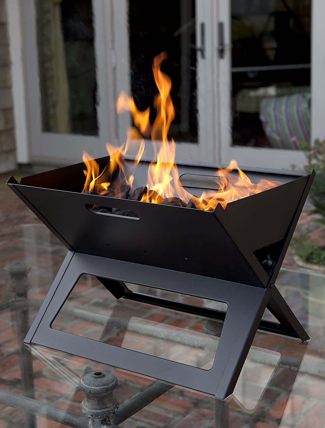60508 Notebook BBQ Grill Instant Foldable and Easy Portability - Charcoal Grill