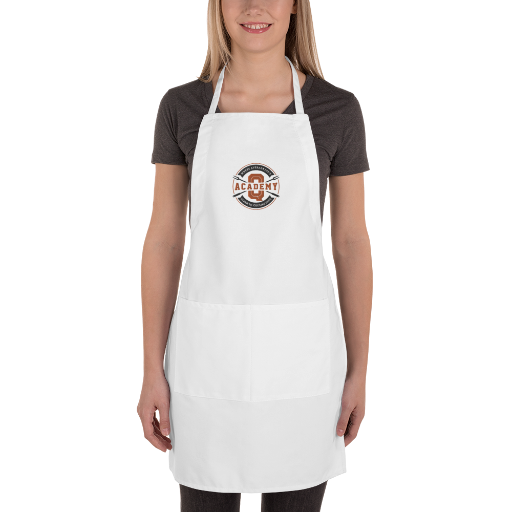 Academy of Q Embroidered Apron